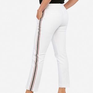 Express NWT mid rise side stripe ankle pant